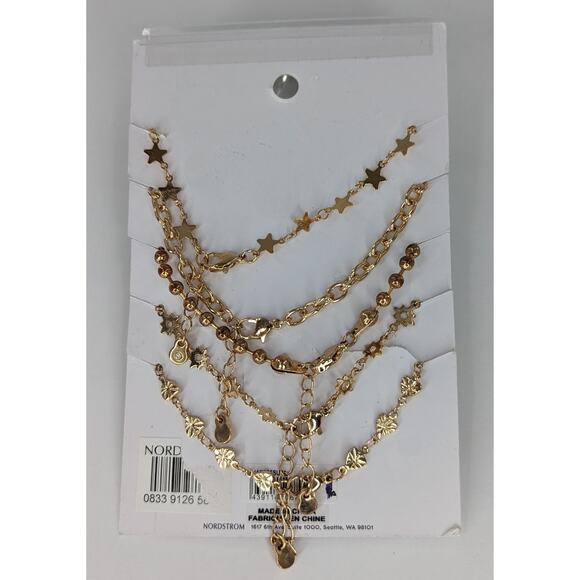 Bracelets Set of 5 Stars Beads BP For Nordstrom - Picture 3 of 4